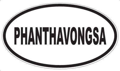 PHANTHAVONGSA - Oval Sticker