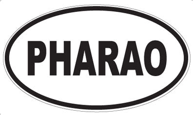 PHARAO - Oval Sticker