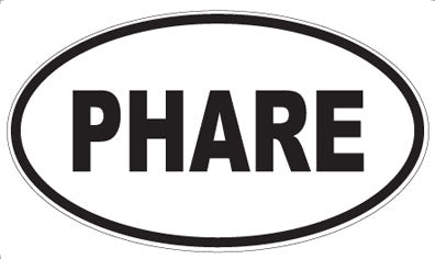 PHARE - Oval Sticker