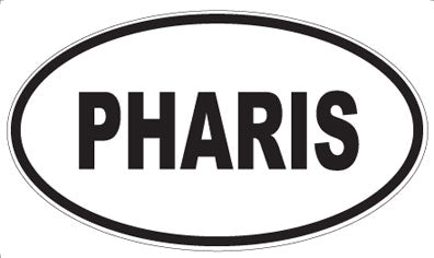 PHARIS - Oval Sticker