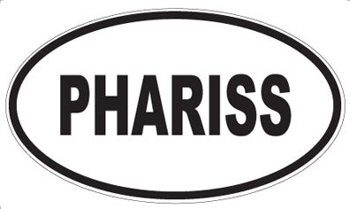 PHARISS - Oval Sticker