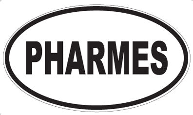 PHARMES - Oval Magnet