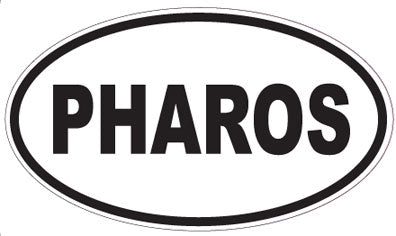 PHAROS - Oval Sticker