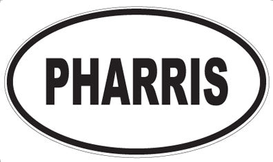PHARRIS - Oval Sticker