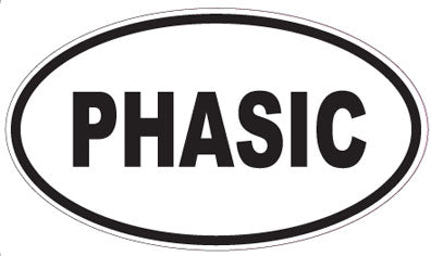PHASIC - Oval Sticker