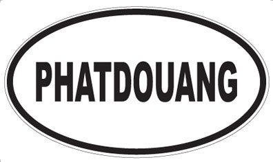 PHATDOUANG - Oval Sticker