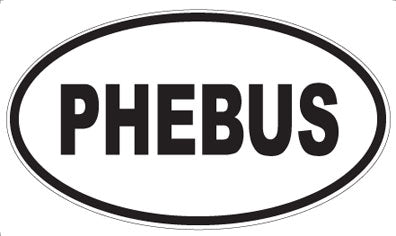 PHEBUS - Oval Sticker