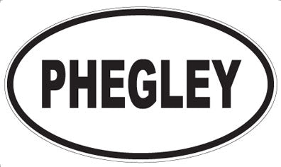PHEGLEY - Oval Sticker