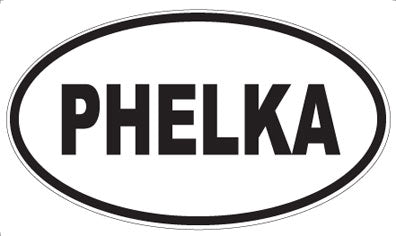 PHELKA - Oval Sticker