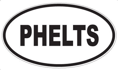PHELTS - Oval Sticker