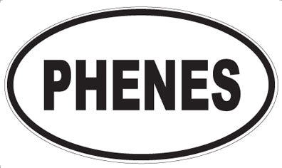 PHENES - Oval Sticker