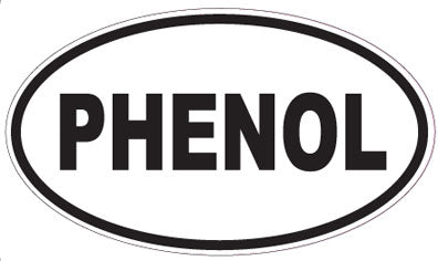 PHENOL - Oval Sticker