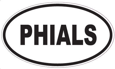 PHIALS - Oval Sticker