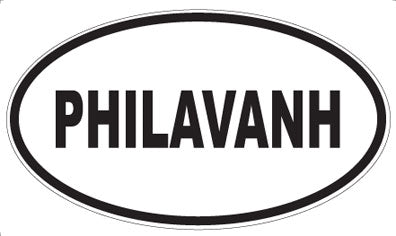 PHILAVANH - Oval Sticker