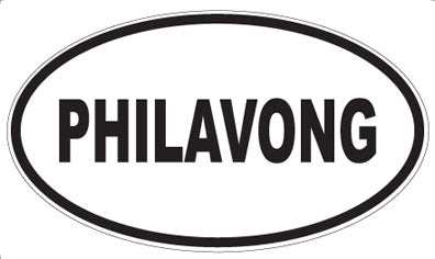 PHILAVONG - Oval Sticker