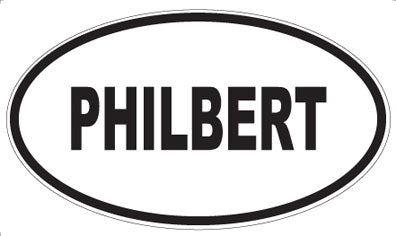 PHILBERT - Oval Sticker