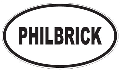 PHILBRICK - Oval Sticker