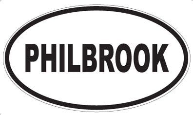 PHILBROOK - Oval Sticker