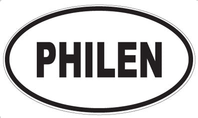 PHILEN - Oval Sticker