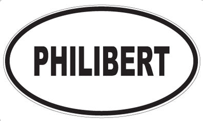 PHILIBERT - Oval Sticker