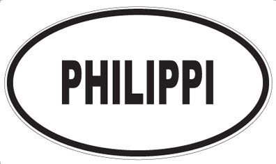 PHILIPPI - Oval Sticker