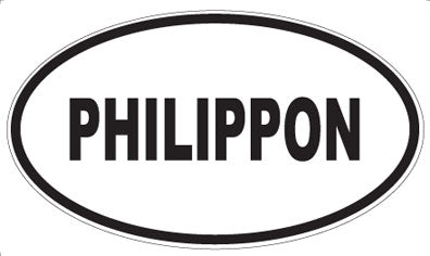 PHILIPPON - Oval Sticker
