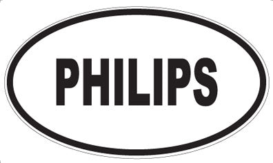 PHILIPS - Oval Sticker