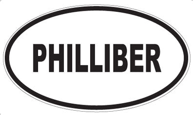 PHILLIBER - Oval Sticker