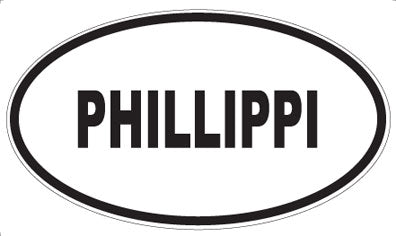 PHILLIPPI - Oval Sticker
