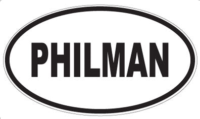 PHILMAN - Oval Sticker