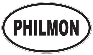 PHILMON - Oval Sticker