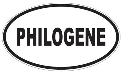 PHILOGENE - Oval Sticker