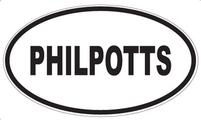 PHILPOTTS - Oval Sticker