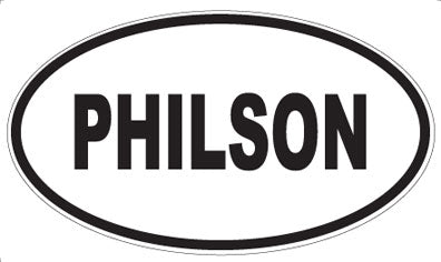 PHILSON - Oval Sticker