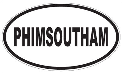 PHIMSOUTHAM - Oval Sticker
