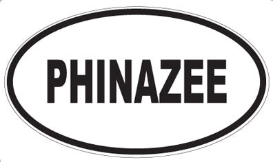 PHINAZEE - Oval Sticker