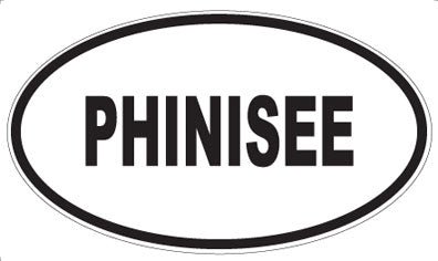 PHINISEE - Oval Sticker