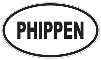 PHIPPEN - Oval Sticker