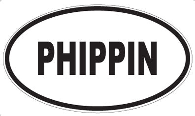 PHIPPIN - Oval Sticker