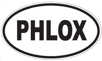 PHLOX - Oval Sticker