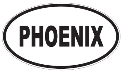 PHOENIX - Oval Sticker