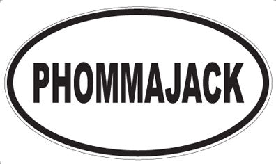 PHOMMAJACK - Oval Sticker