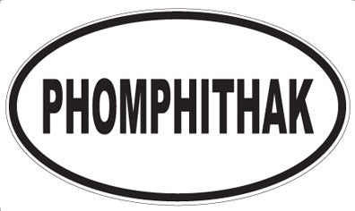 PHOMPHITHAK - Oval Sticker