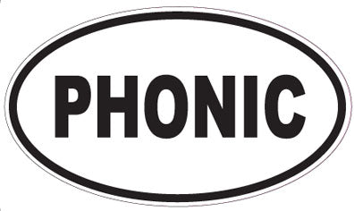 PHONIC - Oval Sticker
