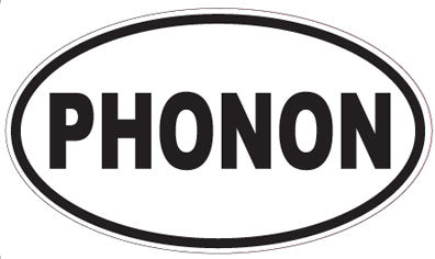 PHONON - Oval Sticker