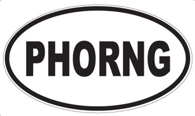PHORNG - Oval Sticker