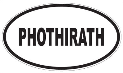 PHOTHIRATH - Oval Sticker