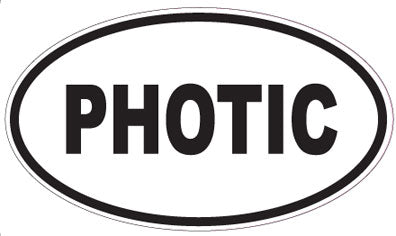 PHOTIC - Oval Sticker