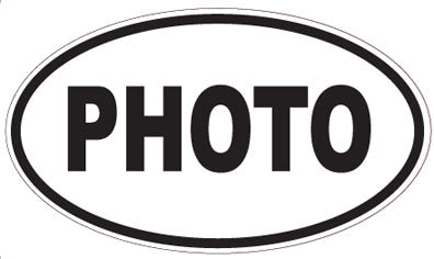 PHOTO - Oval Magnet