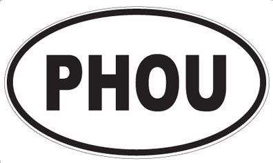 PHOU - Oval Sticker
